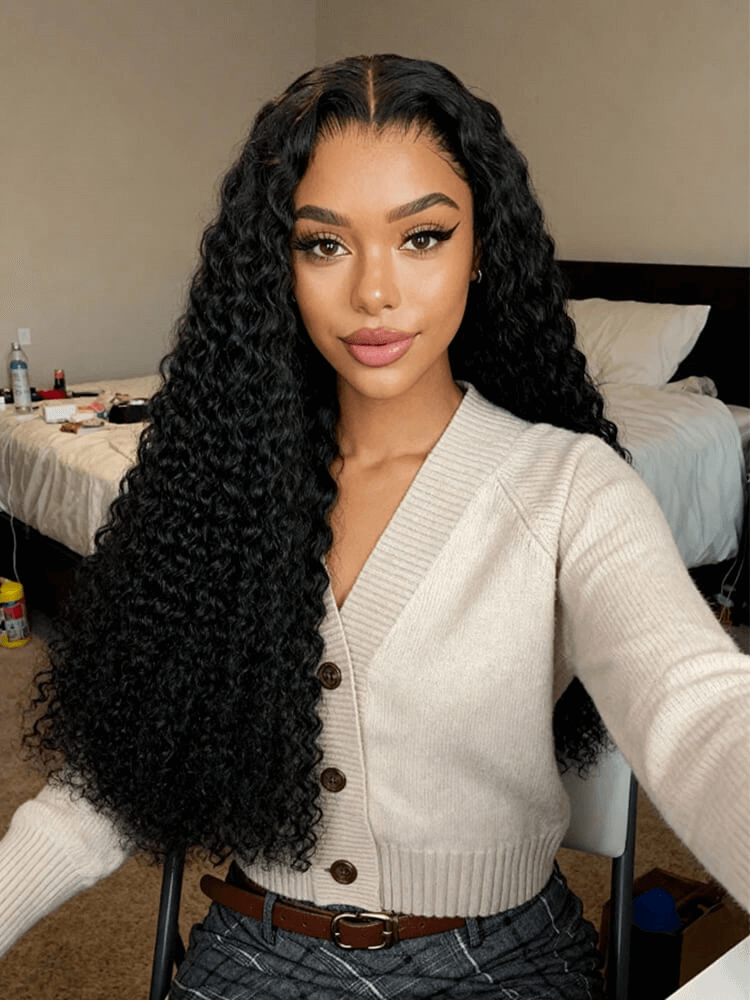 Luxury Deep Wave HD 13x6 Lace Front Wig – Super Double Drawn Human Hair