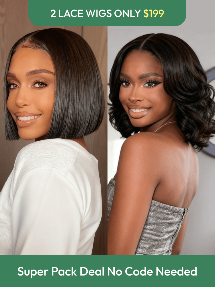 Bob Straight Wig 4*7 Lace Wigs And BOB Body Wave Wig 4*7 Lace Wigs