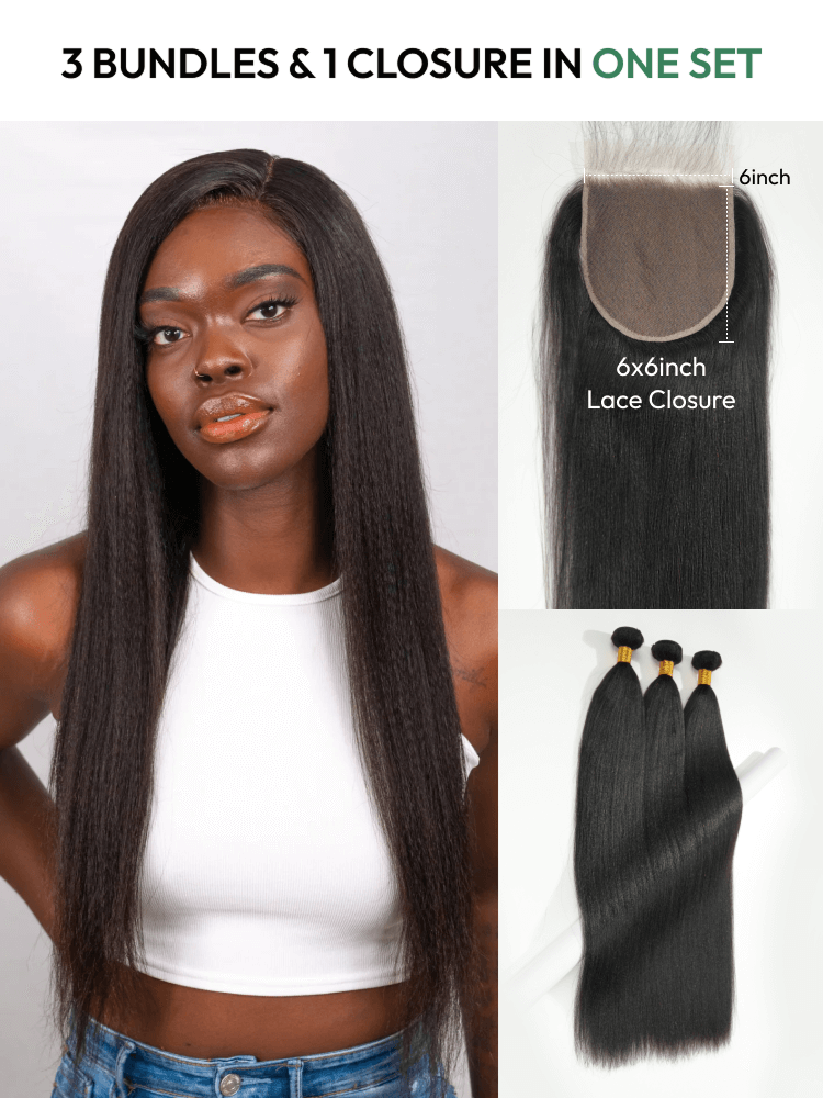 3 Bundles Wiht 1 Closure