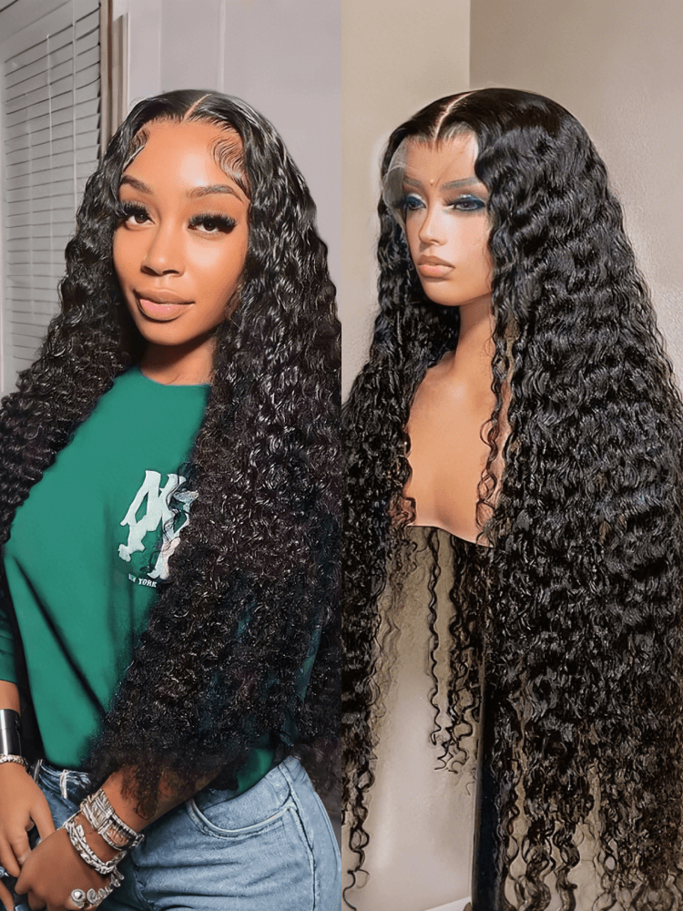Water Wave Hair 13x6 HD Lace Front Wigs Long Human Hair Wig