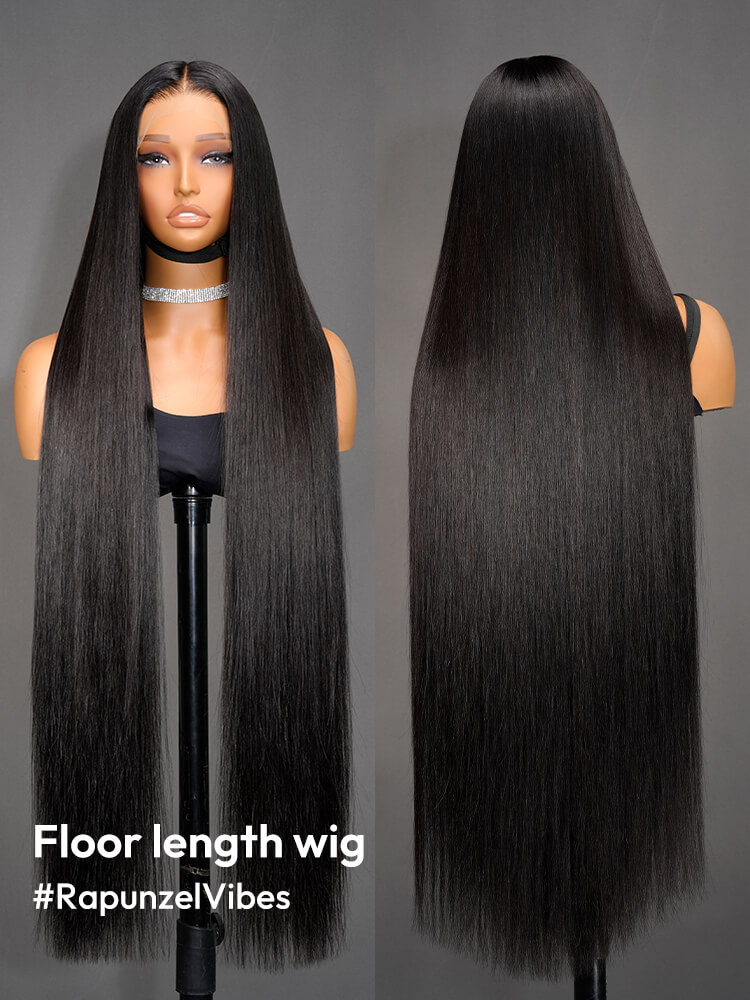 Super Long Straight 300% Density 13x6 HD Lace Front Human Hair Wig