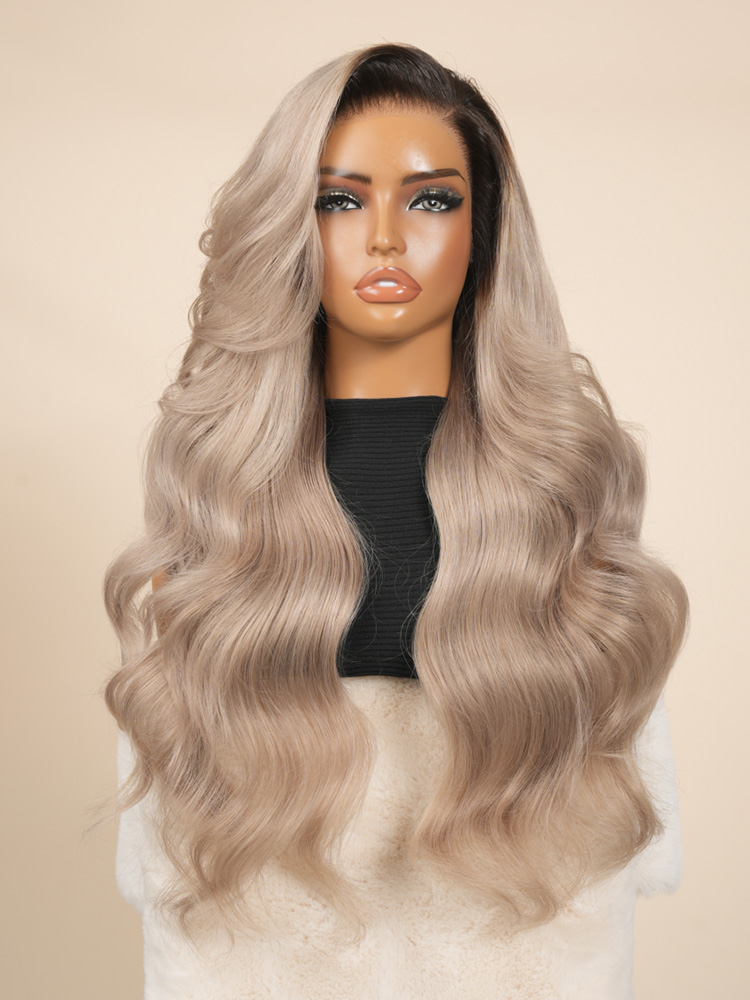 Ombre Ash Blonde Wig