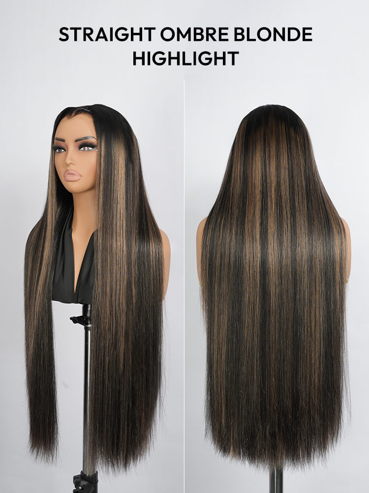 highlight brown wig