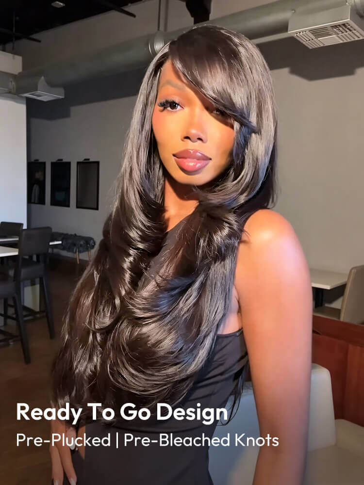 HD13x6 layered wig