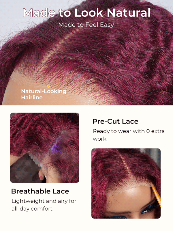 Burmese curly human hair wig
