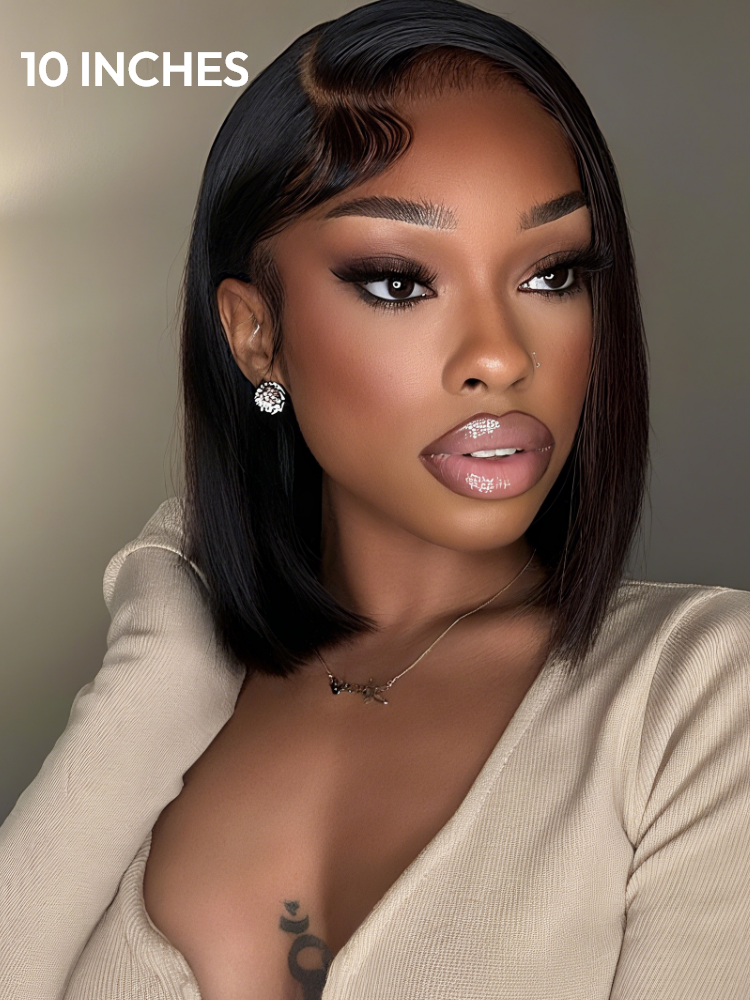natural black bob wigs
