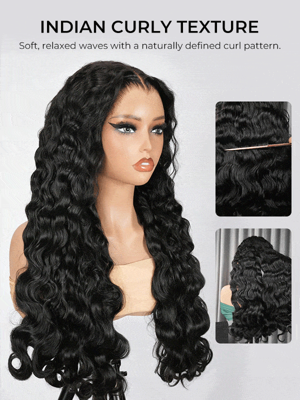 curly lace front wig