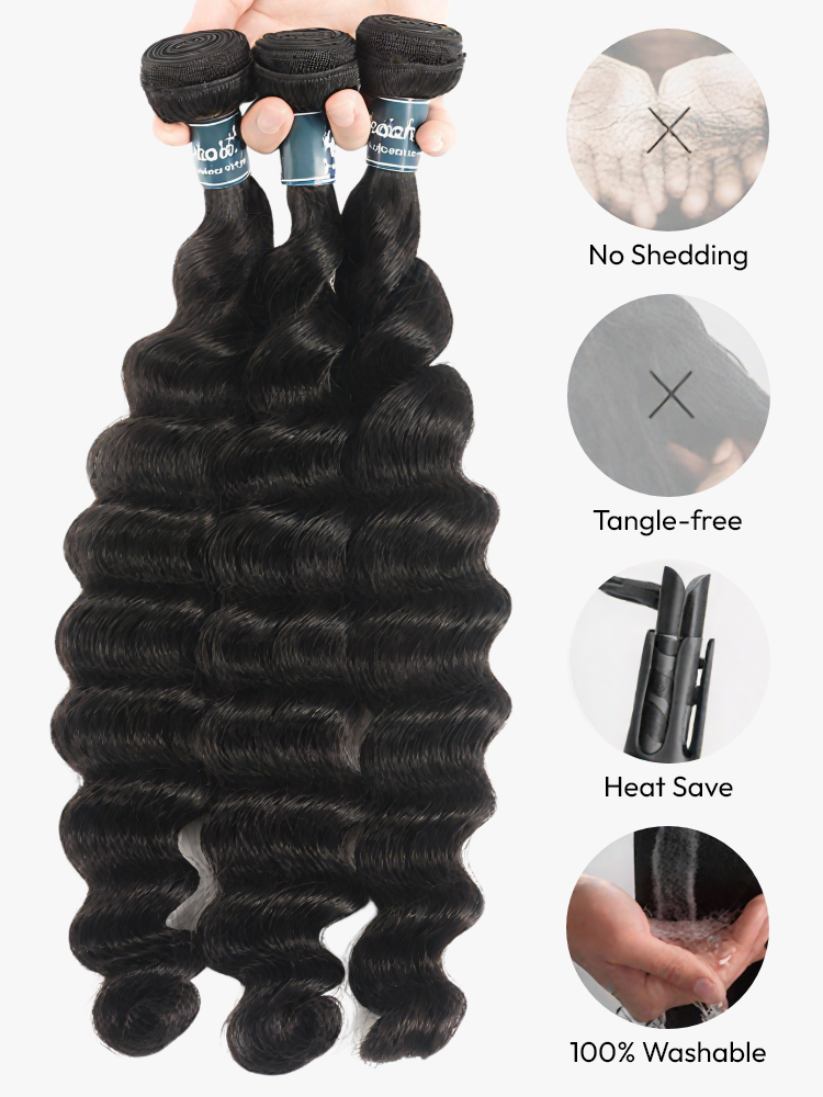 100% human hair bundles