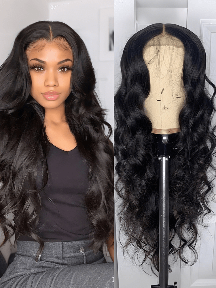 body wave wig long