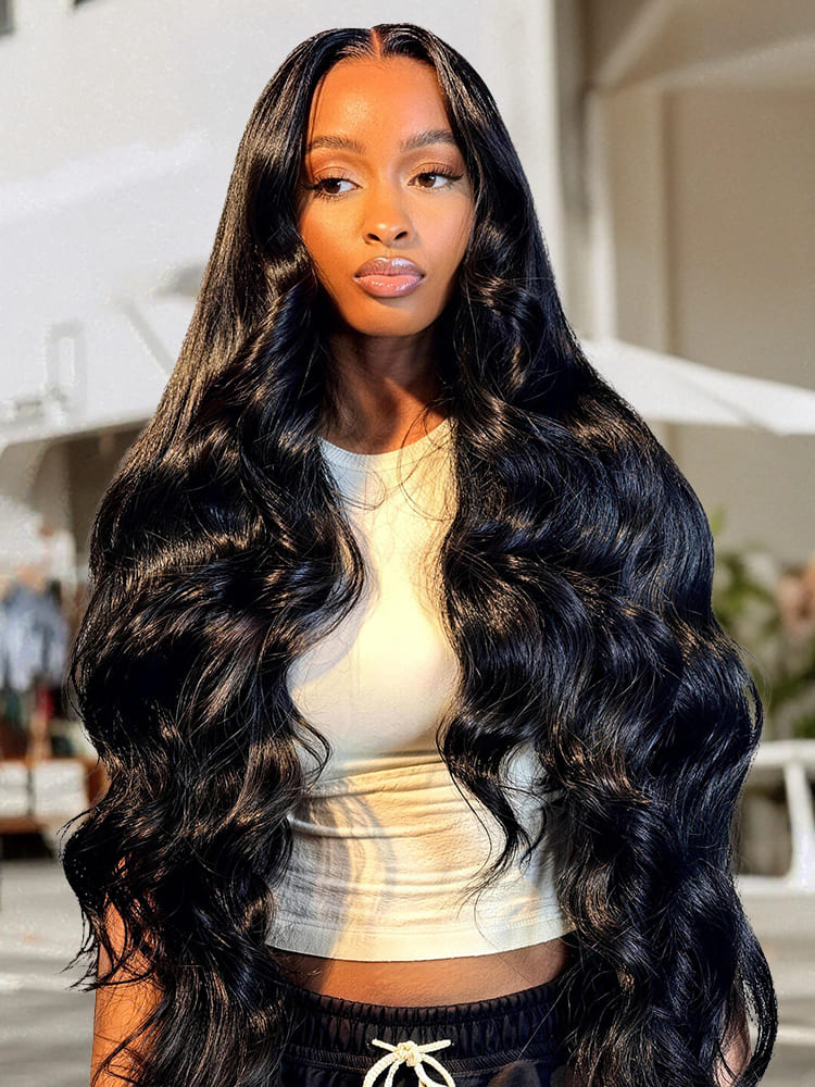 double drawn hair wig