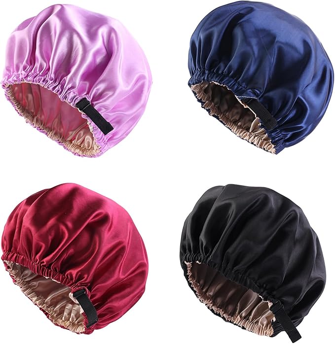 USA Orders Only - Double-Layer Satin Silk Sleep Cap | Hair Protection