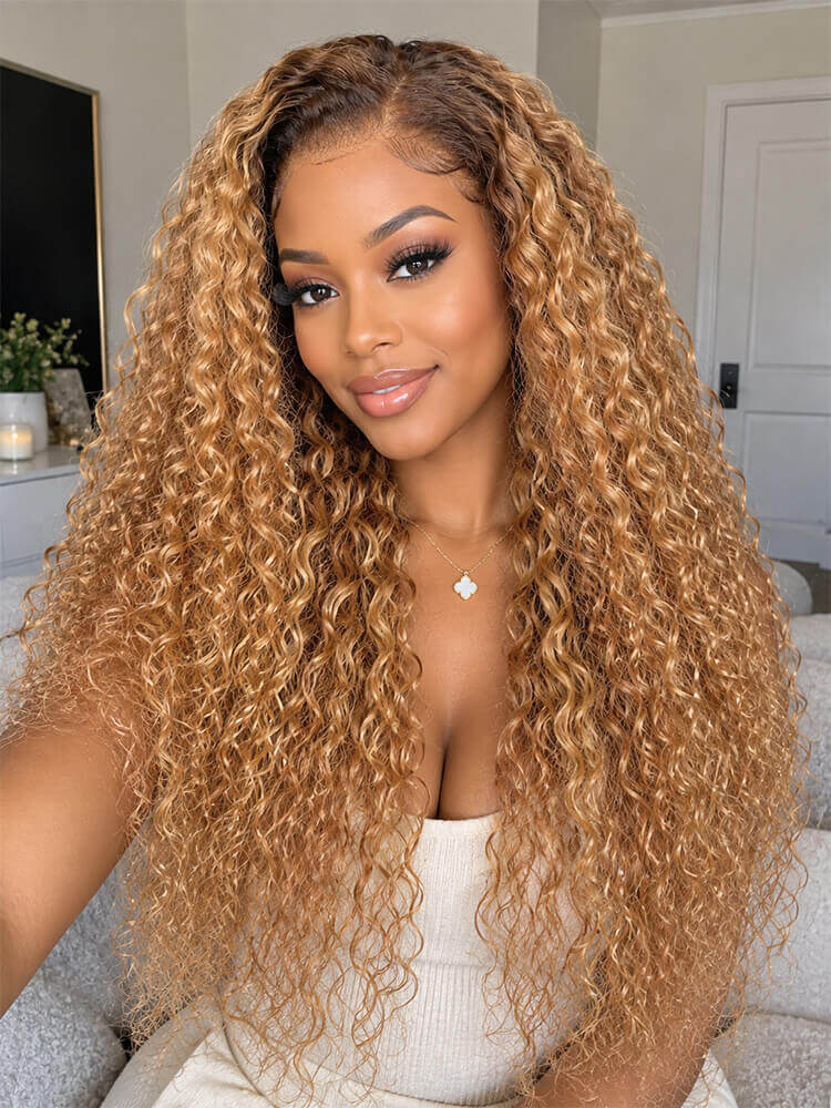 honey blonde wig