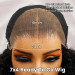 Ready To Go Straight Human Hair 7x4 Lace Closure Wigs Pre-plucked Pre-bleached Pre-Cut Lace Wig 