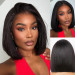 Light Yaki Short Human Hair Bob Wig