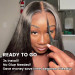 Wear To Go Straight Human Hair 7x4 Lace Closure Wigs Pre-plucked Pre-bleached Pre-Cut Lace Wig and 13x4 Lace Frontal Wig