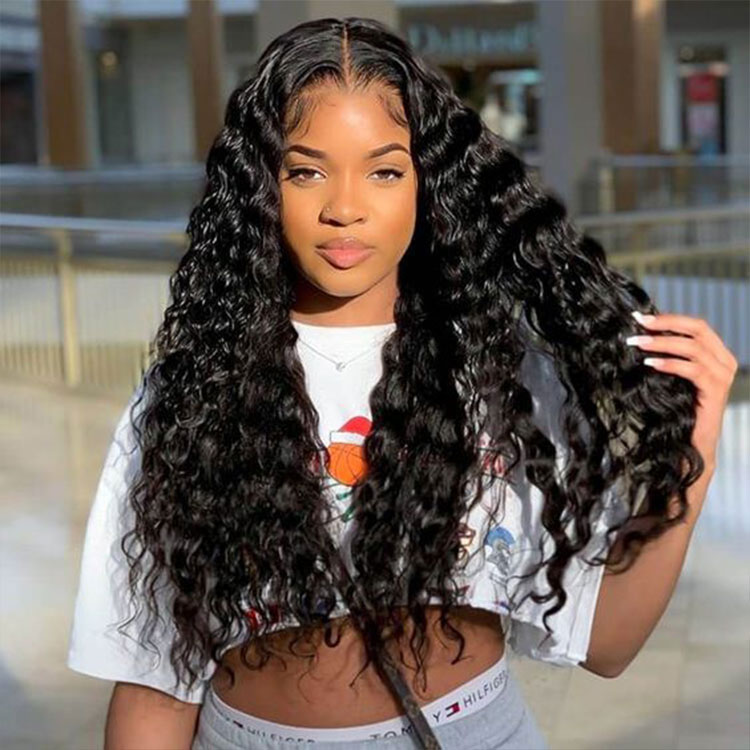 Ship In 24 Hours - Long Hair Loose Deep Invisible HD Lace Front Wig For Women