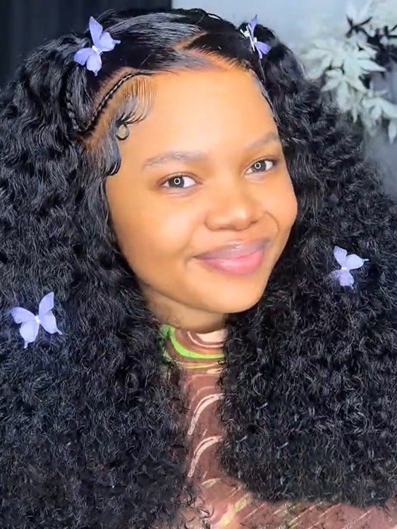 Pre Braided Curly Wigs