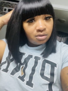 It’s amazing hair! Fullness! The length, th