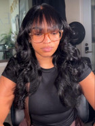 Love that the bangs are already cut and style