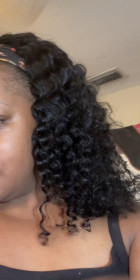 The Burmese curls are so voluminous and bounc