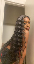 The crimps on this wig are absolutely gorgeou