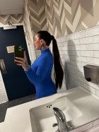 I have short hair so It looks funny in a pony