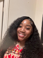 The curls are so pretty and bouncy! The wig c