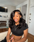 Hair is amazing just exactly as the picture v