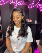 This hair is amazing it's so silky and soft.