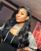 This hair is very soft. It has no smell. The 