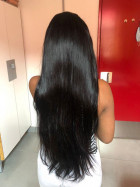 This wig is amazing, no harsh smell, barely a