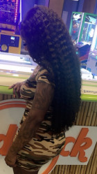 The hair is absolutely the best doesn’t tan