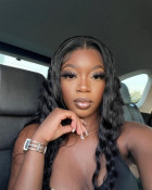 The curls on this wig is so pretty. HD lace w