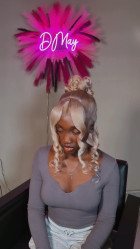 This color is gorgeous on a dark skin girl. T