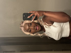 This color is gorgeous on a dark skin girl. T