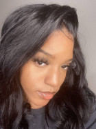 The lace is nearly invisible so you don’t e