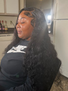 The wig is beautiful and so manageable. Even