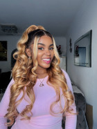 Loving this Balayage blonde color! It's perfe