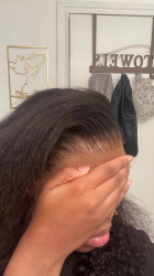 The knots are super tiny and it is pre plucke