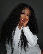 The wig came in a cute green bag and the hair