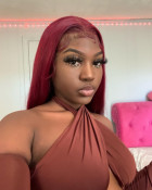 The wig is SOOOO SILKY!!!! The lace melted ri