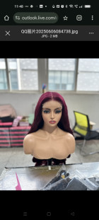 The wig is beautiful the closure real the hai