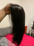 The wig arrived fast it come with the wig cap