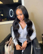 This wig is very thick! When I ran my fingers