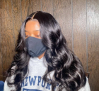 The hair is 100% human hair, good quality, So