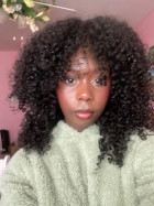 This wig is awesome. With water and mousse, t