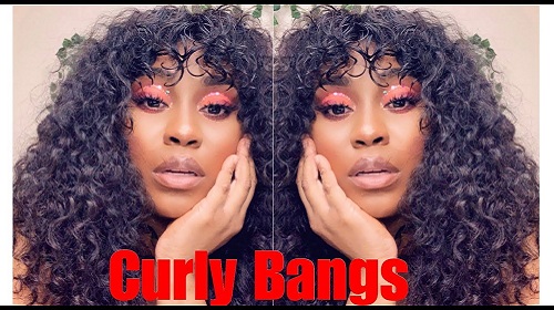 curly bangs