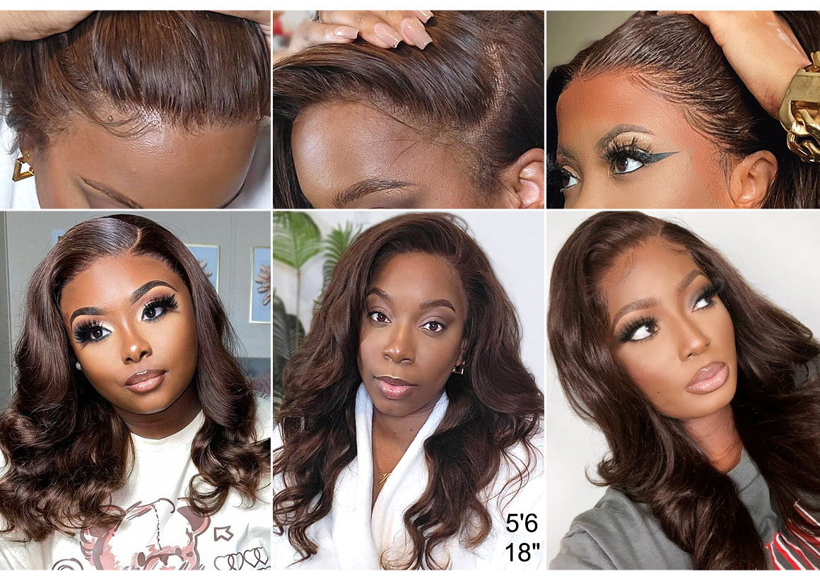 chocolate brown wig