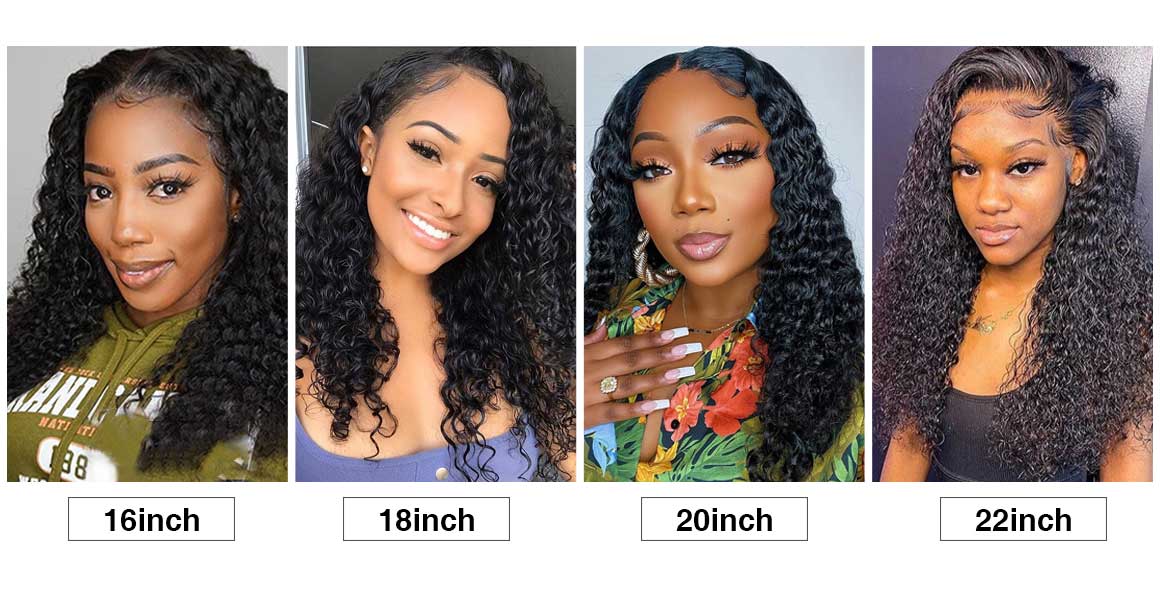 16inch 18inch 20inch 22inch deep wave wig