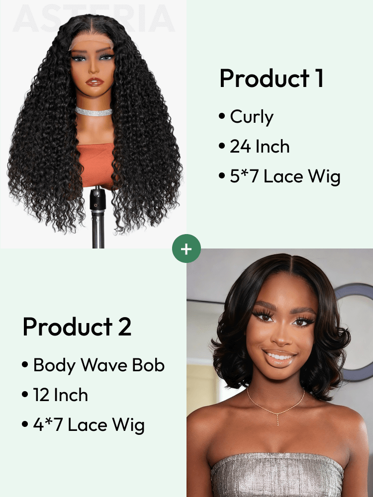 pack deal human hair lace wig